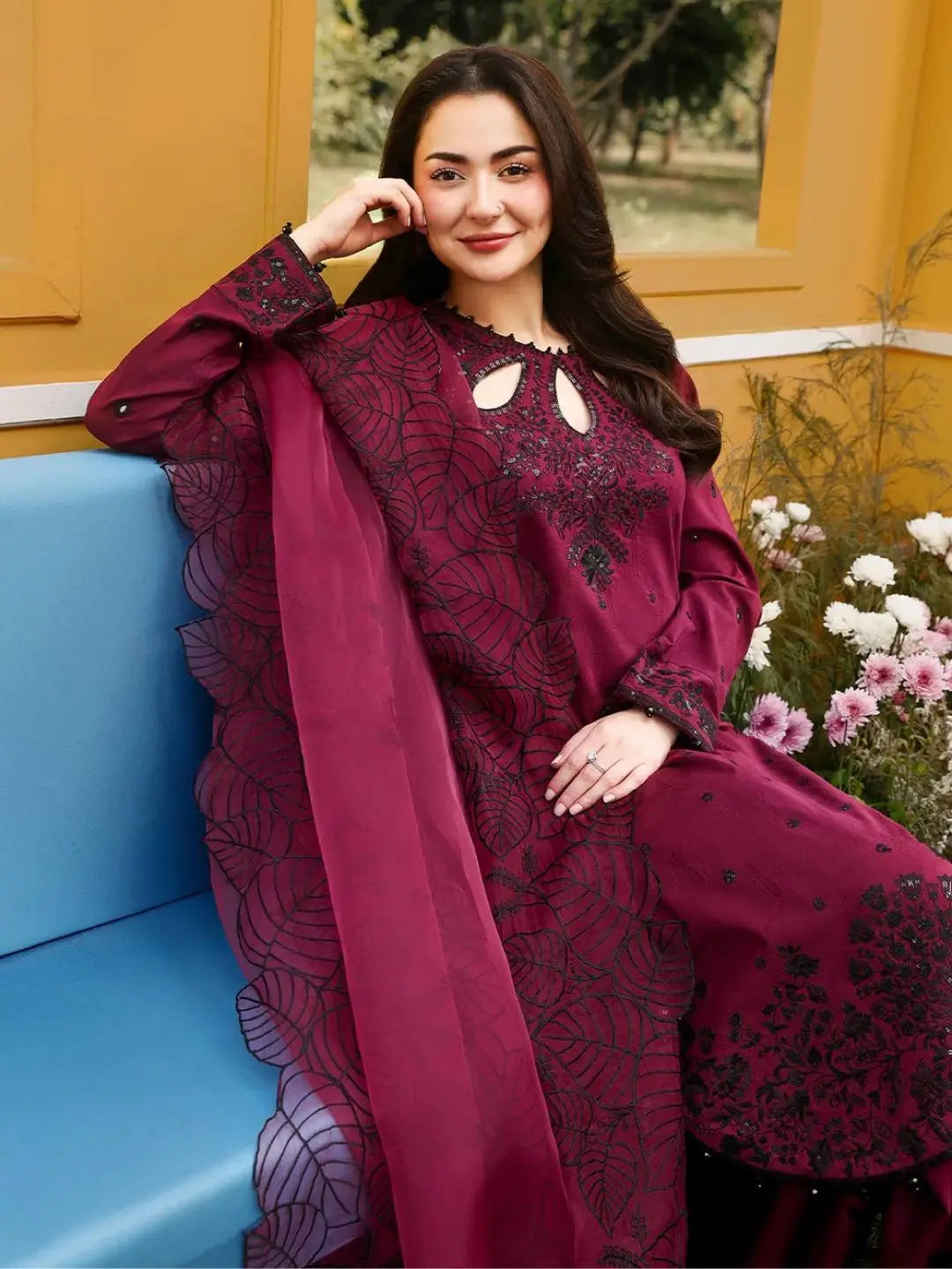Elegant Satin Rayon Palazzo Suit Set for Festive and Party Wear