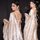 Elegant Satin Saree with Designer Gota patti Blouse for special occasion