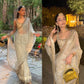 Elegant Satin Silk Embroidered Saree for Wedding and Festive Wear
