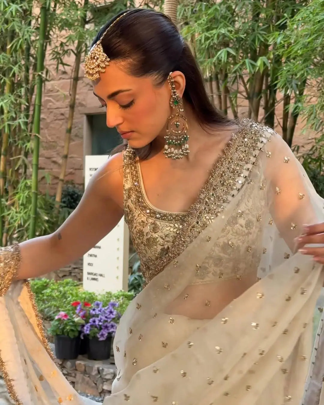 Elegant Satin Silk Embroidered Saree for Wedding and Festive Wear