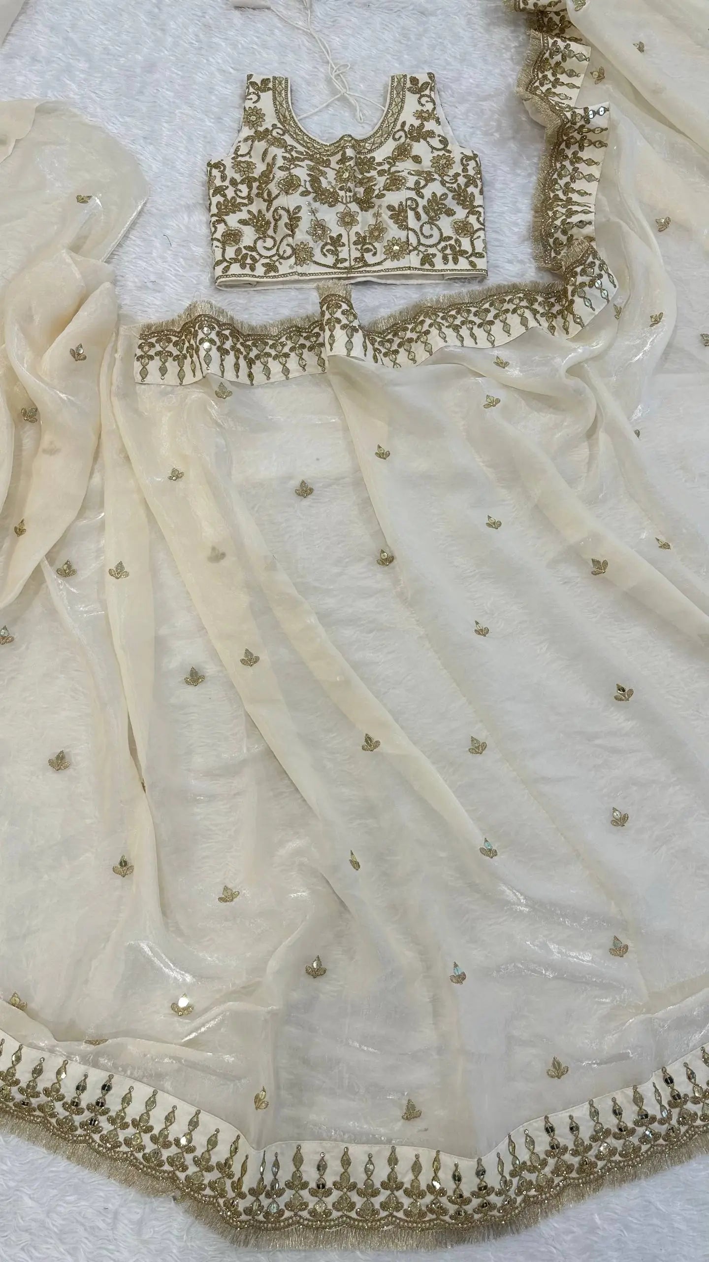 Elegant Satin Silk Embroidered Saree for Wedding and Festive Wear