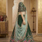 Elegant Satin Silk Lehenga Choli Set for Wedding and Festive Occasions