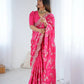 Elegant Satin Silk Saree for Festive and Party Occasions