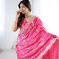Elegant Satin Silk Saree for Festive and Party Occasions