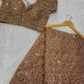 Elegant Sequin Dori Work Net Saree for Wedding and Festive Occasions