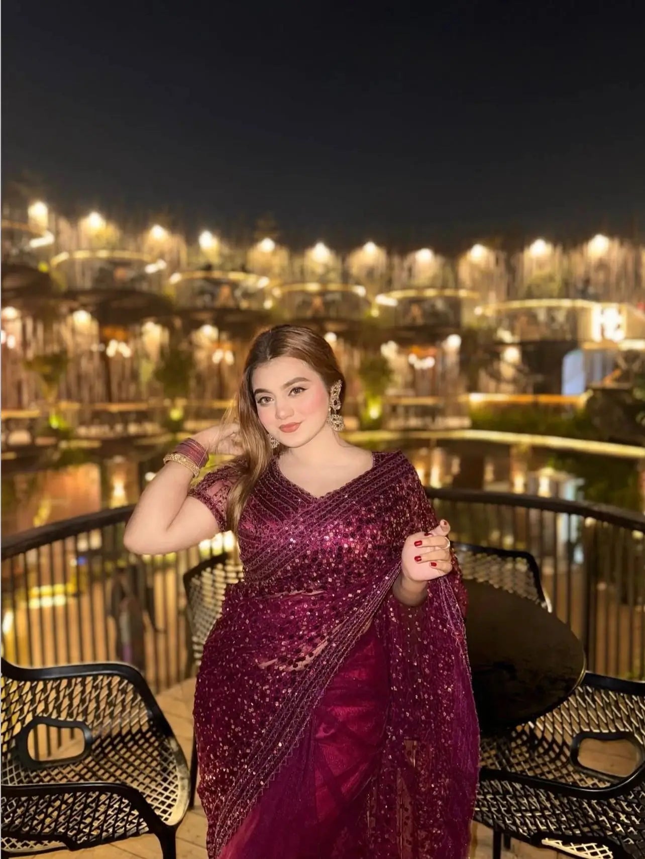 Elegant Sequin Dori Work Net Saree for Wedding and Festive Occasions