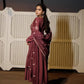 Elegant Silk 3 Piece Anarkali Suit Set for Festive and Family Occasions
