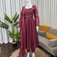 Elegant Silk 3 Piece Anarkali Suit Set for Festive and Family Occasions