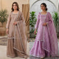Elegant Silk Palazzo Suit Set for Festive and Occasion Wear