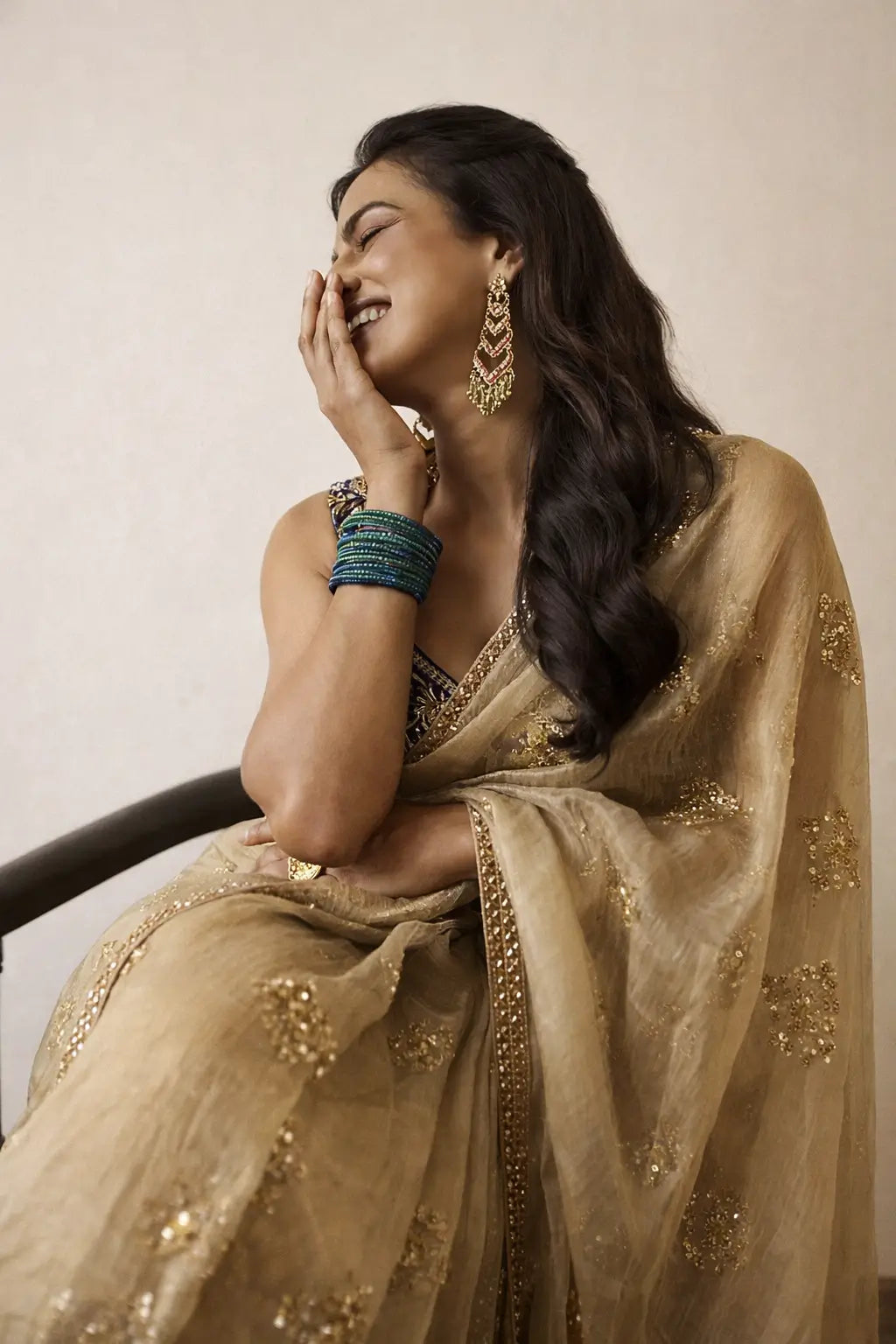 Elegant Soft Crunchy Silk Designer Saree for Festive and Wedding Wear
