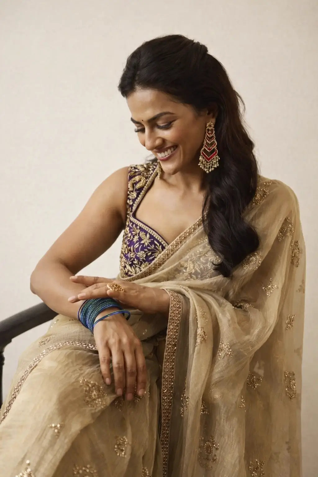 Elegant Soft Crunchy Silk Designer Saree for Festive and Wedding Wear