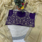 Elegant Soft Crunchy Silk Designer Saree for Festive and Wedding Wear