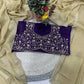 Elegant Soft Crunchy Silk Designer Saree for Festive and Wedding Wear