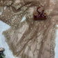 Elegant Soft Net Embroidered Saree with Designer Blouse for Party and Wedding Wear
