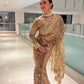 Elegant Soft Net Embroidered Saree with Designer Blouse for Party and Wedding Wear