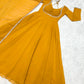 Elegant Solid Flared Anarkali Suit Set with Dupatta & Bottom | Festive & Party Wear | Available in 6 Colors