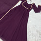 Elegant Solid Flared Anarkali Suit Set with Dupatta & Bottom | Festive & Party Wear | Available in 6 Colors
