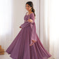 Elegant Solid Flared Anarkali Suit Set with Dupatta & Bottom | Festive & Party Wear | Available in 6 Colors