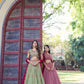 Elegant Star Georgette Lehenga Set for Wedding and Festive Wear