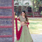 Elegant Star Georgette Lehenga Set for Wedding and Festive Wear