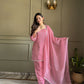 Elegant Swarovski Silk Kurta Palazzo Set with Dupatta for Festive and Party Wear