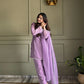 Elegant Swarovski Silk Kurta Palazzo Set with Dupatta for Festive and Party Wear