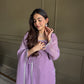 Elegant Swarovski Silk Kurta Palazzo Set with Dupatta for Festive and Party Wear