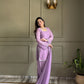 Elegant Swarovski Silk Kurta Palazzo Set with Dupatta for Festive and Party Wear