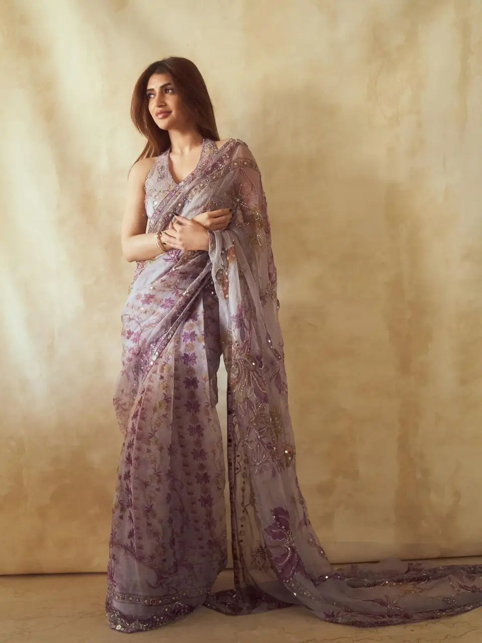 Elegant Tabby Silk Saree for Festive and Party Wear
