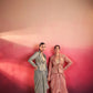 Elegant Tasar Silk Printed Co Ord Set with Jacket Layer for Festive and Occasion Wear