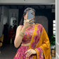Elegant Tasar Silk Printed Lehenga Set for Festive and Wedding Wear