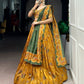Elegant Tasar Silk Printed Lehenga Set for Festive and Wedding Wear