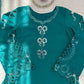 Elegant Thread Work Silk Suit Set for Festive and Family Occasions