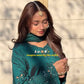 Elegant Thread Work Silk Suit Set for Festive and Family Occasions
