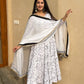 Elegant Vichitra Silk Anarkali Suit Set for Festive and Wedding Wear
