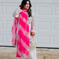 Elegant Vichitra Silk Palazzo Suit with Real Mirror Embroidery & Organza Silk Dupatta | Fully Stitched