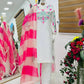 Elegant Vichitra Silk Palazzo Suit with Real Mirror Embroidery & Organza Silk Dupatta | Fully Stitched