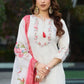 Elegant Viscose Silk Embroidered Kurti Set with Pant & Maslin Silk Dupatta – Stitched 3 Piece Set