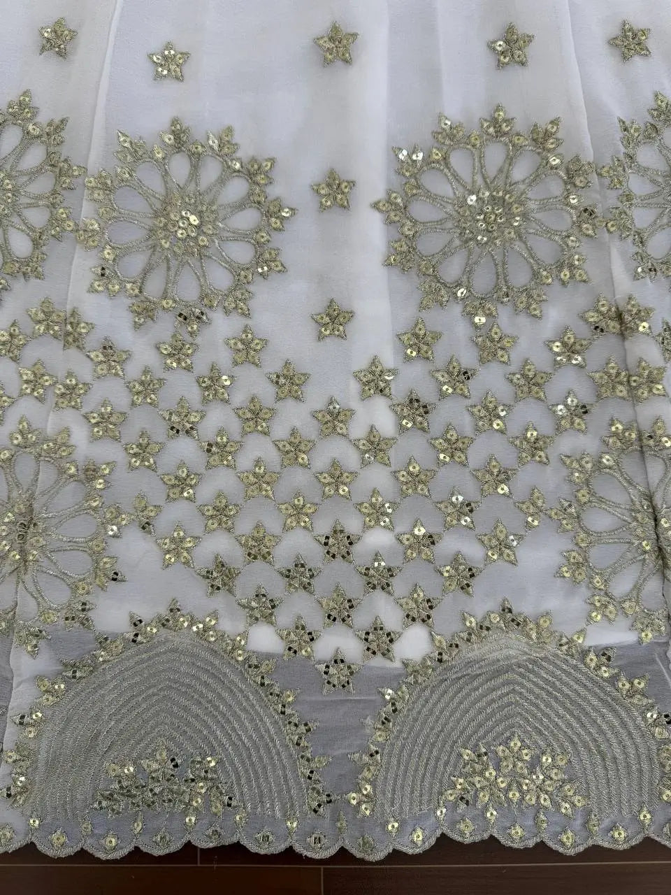 Elegant White Embroidered Lehenga Set with Dupatta for Wedding and Festive Wear