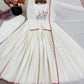 Elegant White Khadi Cotton Embroidered Suit Set with Pant & Dupatta – Ready to Wear