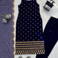 Elegant Zari Embroidered Straight Suit Set for Festive and Party Wear