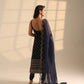 Elegant Zari Embroidered Straight Suit Set for Festive and Party Wear