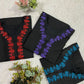 Elegant black Embroidered Crepe Silk Suit Set for Festive and Party Wear