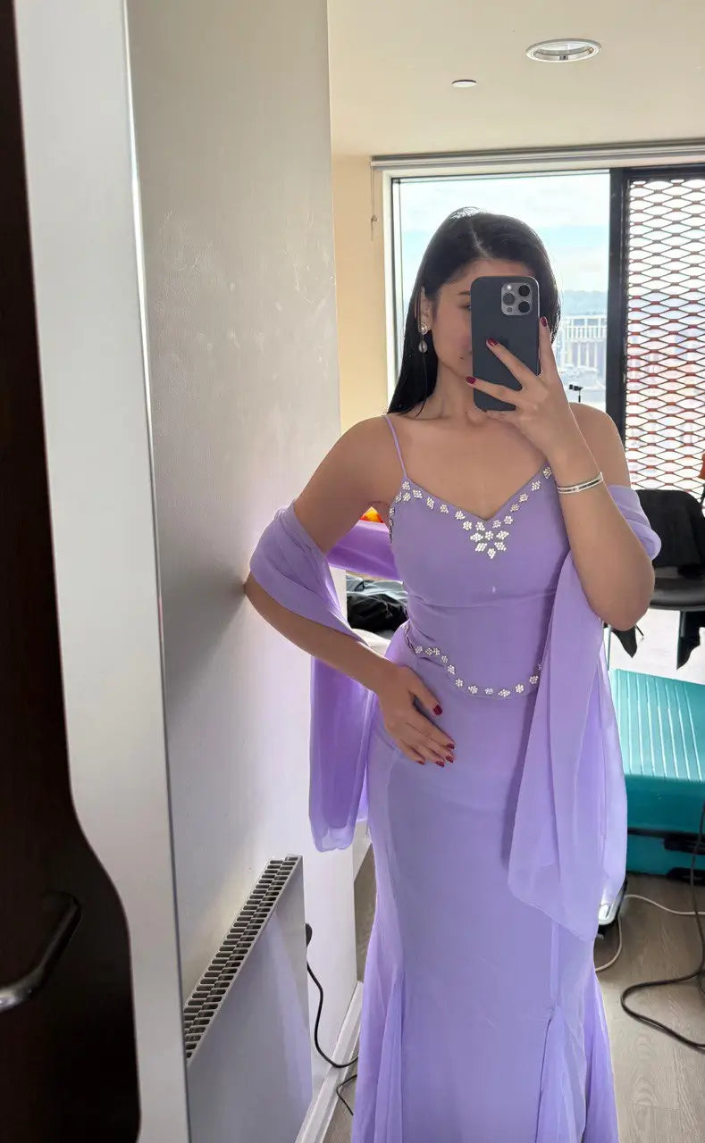 Embellished Georgette Fishcut Co-Ord Set