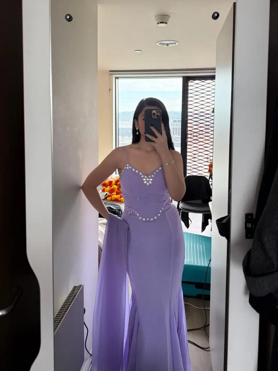 Embellished Georgette Fishcut Co-Ord Set