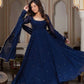 Embellished Georgette Gown Set with Dupatta