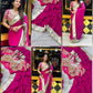 Embellished Georgette Saree Set