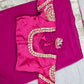Embellished Georgette Saree Set