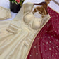 Embroidered Anarkali Gown Set