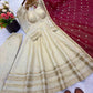 Embroidered Anarkali Gown Set